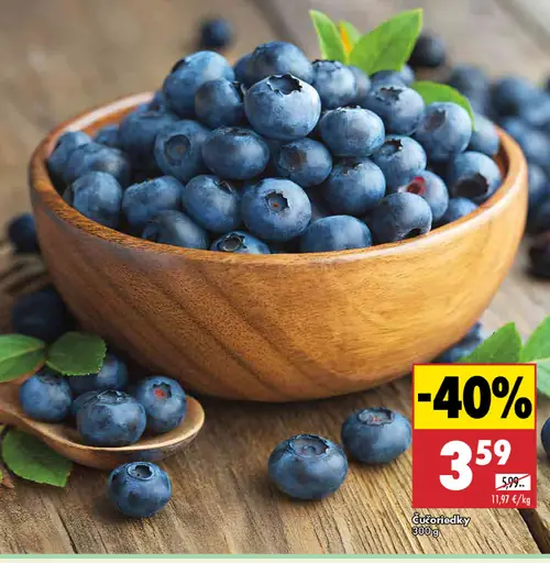 Čučoriedky čerstvé