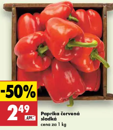 Paprika červená sladká