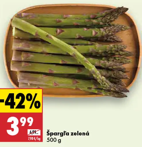 Špargľa zelená