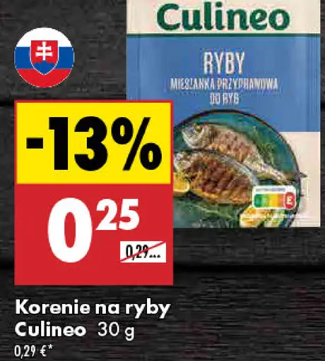 Culineo korenie na ryby