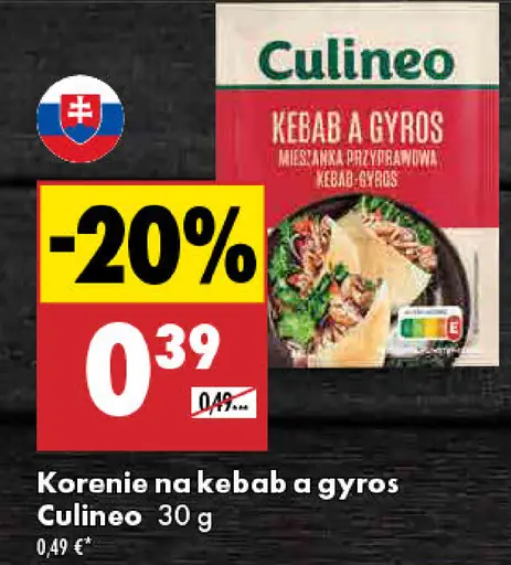 Culineo korenie na kebab a gyros