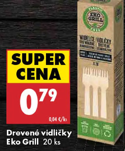 Eko Grill Drevené vidličky