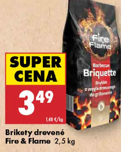 Fire & Flame brikety drevené