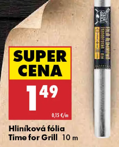 Time for Grill Hliníková fólia