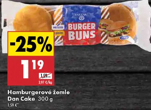 Dan Cake hamburgerové žemle