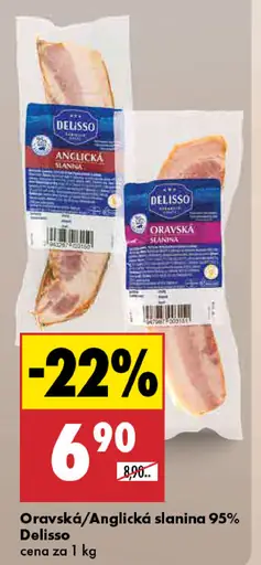 Delisso Oravská slanina 95%