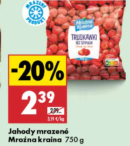 Mrožna krajna jahody mrazené
