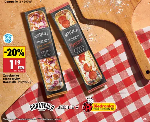 Donatello Zapekanka rôzne druhy