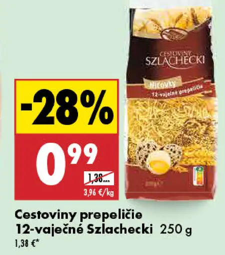 Szlachecki Cestoviny prepeličie 12-vaječné