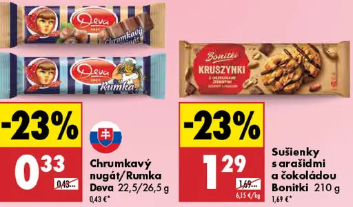 Deva Rumka / Chrumkavý nugát tyčinka