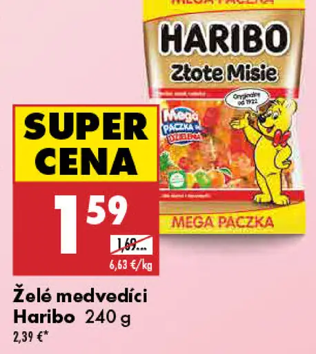 Haribo želé medvedíci
