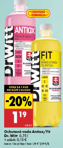 Dr. Witt Ochutená voda Fit/Antiox