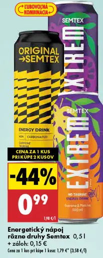 Semtex Energetický Nápoj