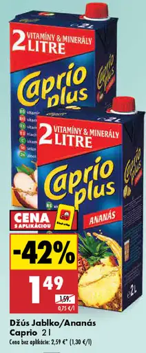 Caprio džús jablko