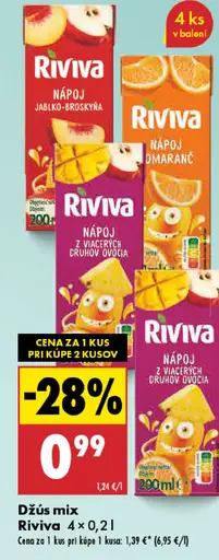 Riviva džús mix