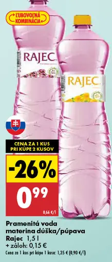 Rajec Pramenitá voda materina dúška