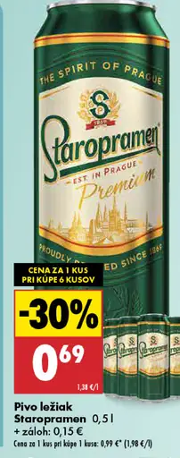 Staropramen plechovka
