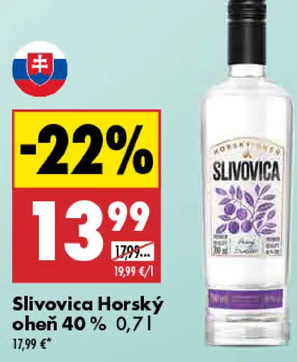 Slivovica Horský Oheň