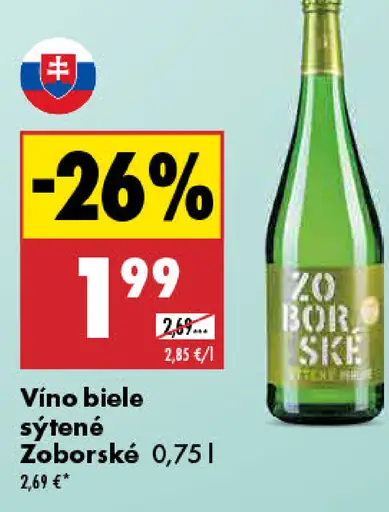 Víno biele sýtené Zoborské