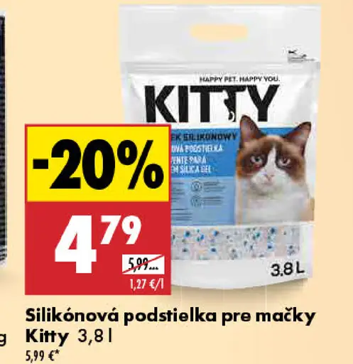 Kitty Silikónová podstielka pre mačky