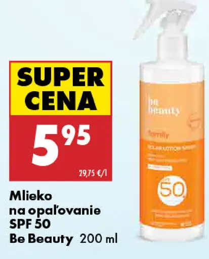Mlieko na opaľovanie SPF 50