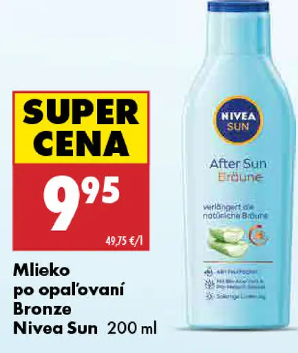 Mlieko po opaľovaní Bronze