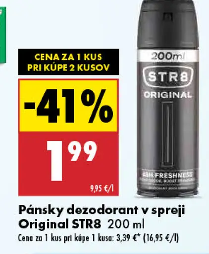Pánsky dezodorant v spreji Original STR8