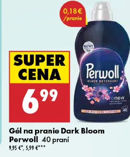 Perwoll Dark Bloom gél na pranie