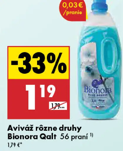 Bionora Qalt aviváž rôzne druhy