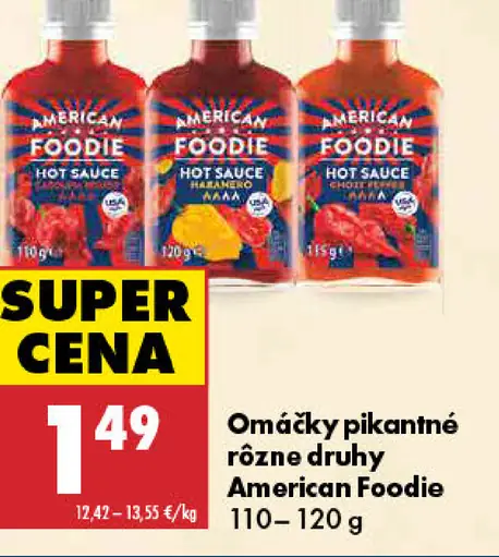 American Foodie omáčky pikantné rôzne druhy