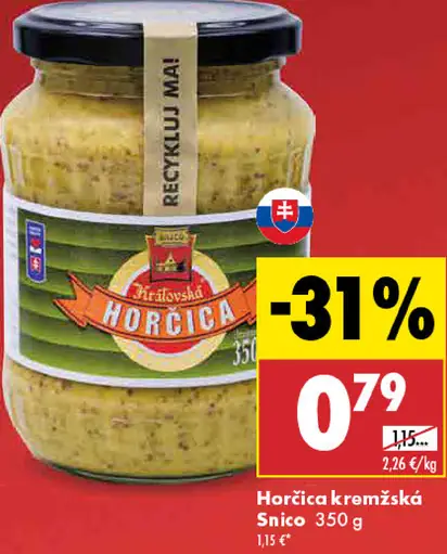 Snico Horčica kremžská