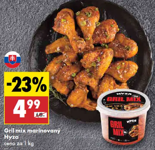 Hyza Gril mix marinovaný
