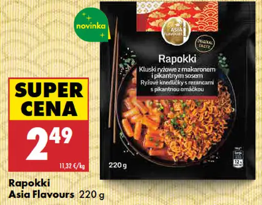 Asia Flavours ryžové knedlíky s makarónom Rapokki