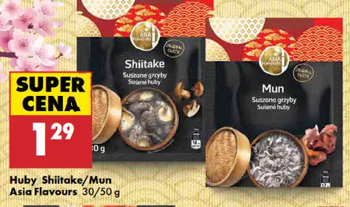 Asia Flavours Sušené huby Shiitake/Mun