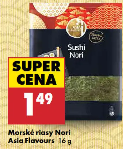 Asia Flavours Morské riasy Sushi Nori
