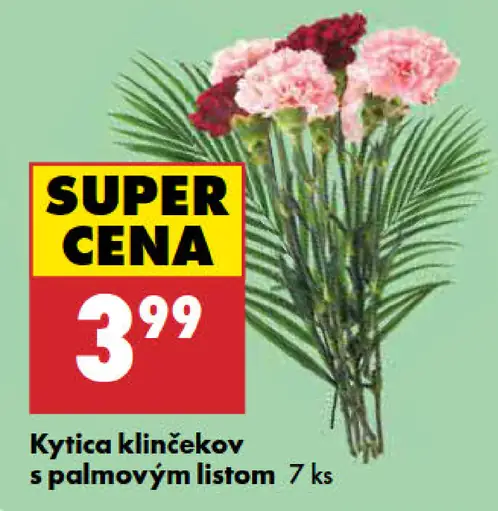 Kytica klinčekov s palmovým listom