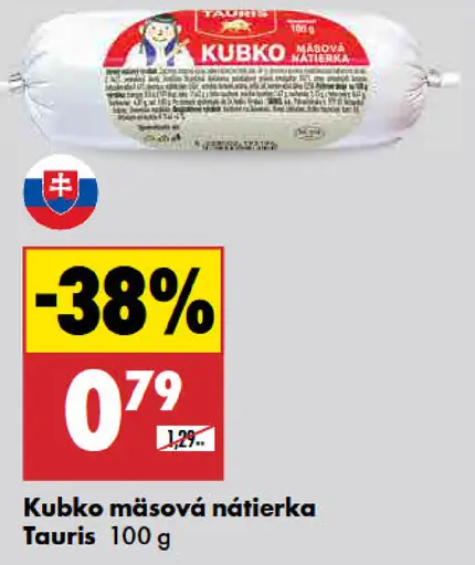 Tauris Kubko mäsová nátierka
