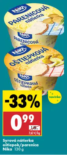 Nika Syrová nátierka oštiepok/parenica