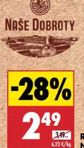 Naše Dobroty Kurací rezeň