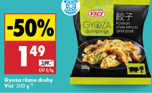 Vici Gyoza mrazené knedlíčky rôzne druhy