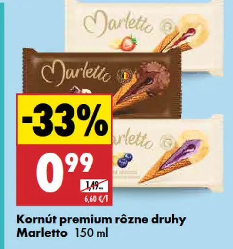Marletto Kornút premium rôzne druhy