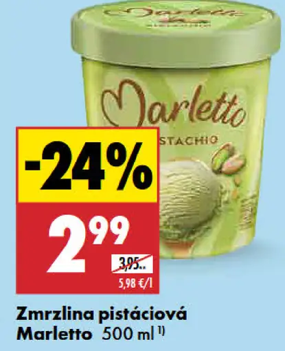 Marletto Zmrzlina pistáciová