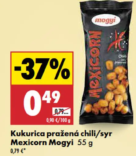 Mogyi Mexicorn kukurica pražená Chili