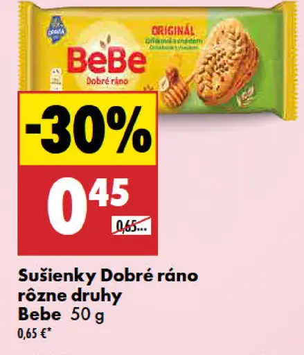 Bébé sušienky dobré ráno