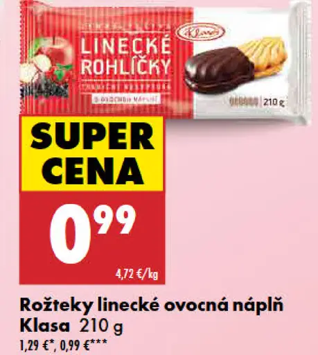 Klasa rožteky linecké ovocné polomáčané