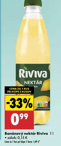 Riviva nektár banánový
