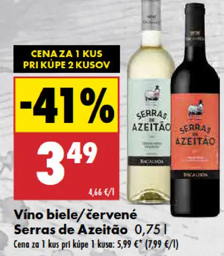 Serras de Azeitão víno biele/rosé