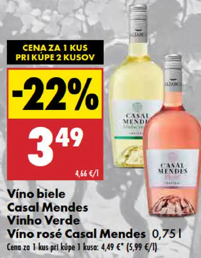 Casal Mendes víno biele