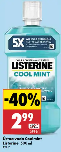 Ústna voda Coolmint Listerine