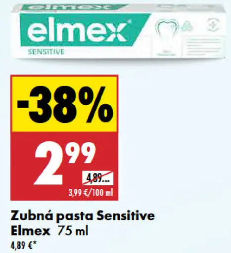 Zubná pasta Sensitive Elmex